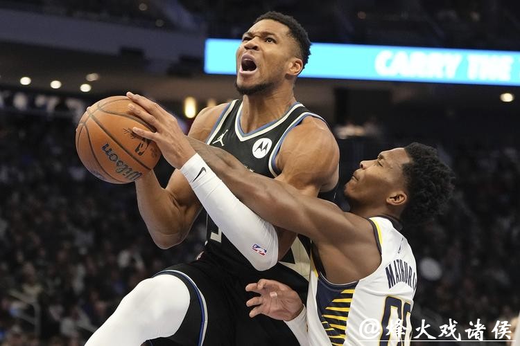 字母哥三双雄鹿大胜猛龙 步行者轻取篮网3连胜